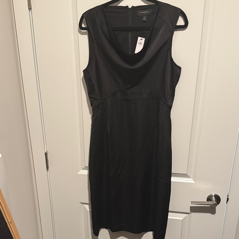 Banana Republic Black Midi Dress